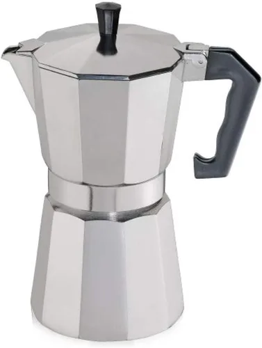 Vista 5 de Cilio Classico - Máquina de café espresso para estufa, color negro, 15 onzas