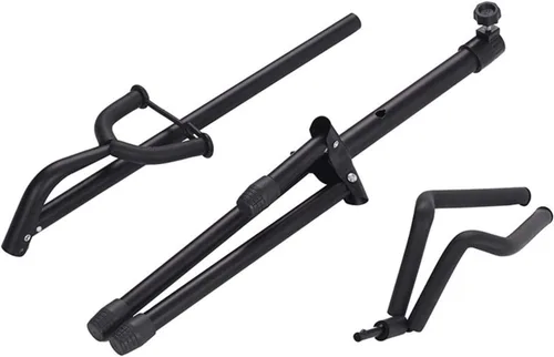 Vista 5 de Soporte de metal para guitarra, instrumento musical, trípode para guitarra acústica, eléctrica, bajo
