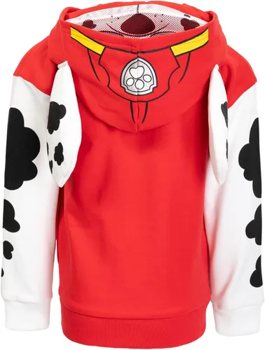 Vista 6 de Paw Patrol Rubble Chase Skye Sudadera Pullover con Capucha de Forro Polar con Cremallera de Niño Pequeño a Niño