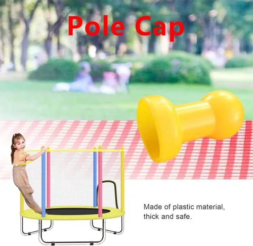 Vista 3 de Tapa de poste de recinto, tapas de poste de trampolín para niños, gancho de red, cubierta de poste de trampolín en forma de G para anillos de metal