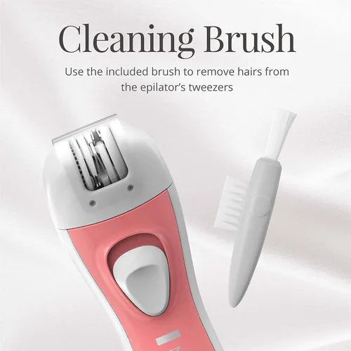 Vista 7 de Remington Depiladora facial lisa y sedosa, EP1050CDN Cordless and Travel-ready, Gentle on Delicate Areas, 1 Count, Model EP1050FCDN, Includes