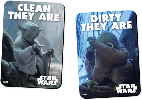 Vista 8 de Aquarius Star Wars - Letrero magnético de doble cara con texto en inglés «Light Side» y «Dark Side» – Mercancía y coleccionables con licencia
