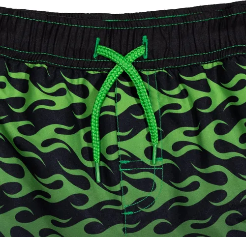 Vista 4 de Monster Jam Megalodon El Toro Loco Grave Digger - Conjunto de traje de baño y protector de erupción para niños pequeños