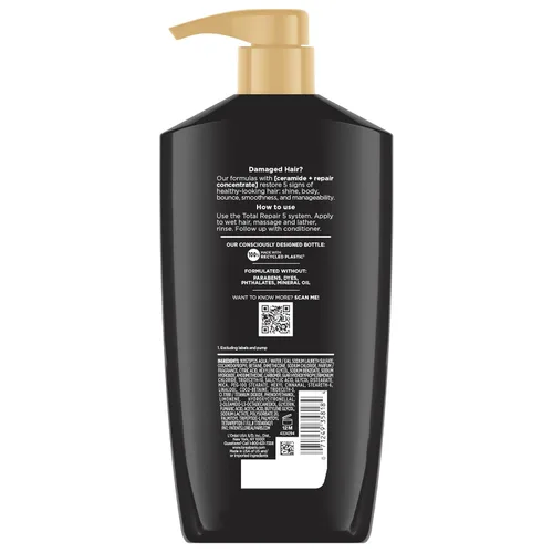 Vista 11 de L'Oreal Paris Elvive Total Repair 5 Champú Reparador para Cabello Dañado Champú con Proteína y Ceramida para Cabello Fuerte Sedoso Brillante