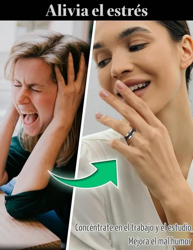 Vista 9 de sailimue Anillos giratorios de acero inoxidable para hombres