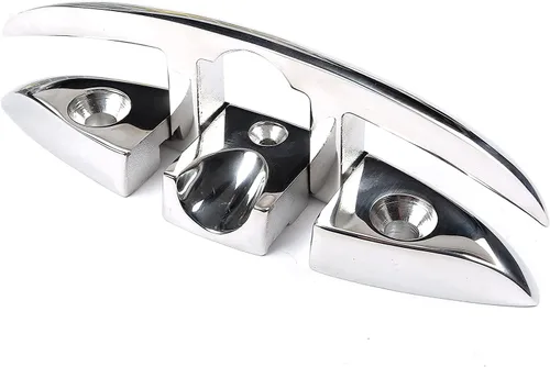 Vista 7 de ISURE MARINE Tacos plegables para barcos de 6 pulgadas, acero inoxidable 316 de grado marino