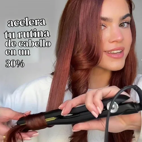 Vista 3 de Plancha plana oscilante VIBRAstrait (tamaños de 1 pulgada, 1.75 pulgadas), 2.5 cm Alisador de pelo de cerámica rápido, sin encrespamiento, fácil