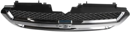 Vista 5 de Para Chevy Trailblazer 2006-2009 parrilla Gris mate con marco negro con moldura cromada GM1200549 19121044