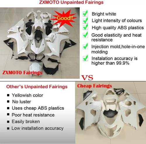 Vista 2 de Kit de carenado Unpianted para Yamaha YZF R1 2012 2013 2014