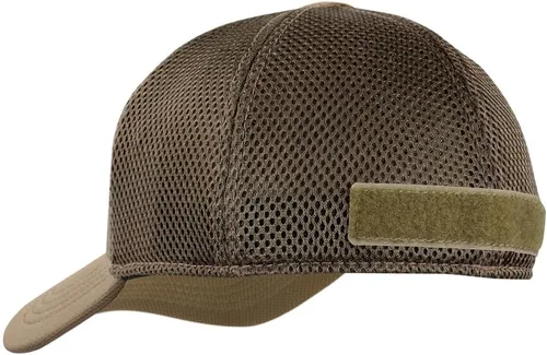 Vista 2 de Paquete de gorra táctica ajustada de malla Condor, en God We Trust & USA, elige la talla Negro