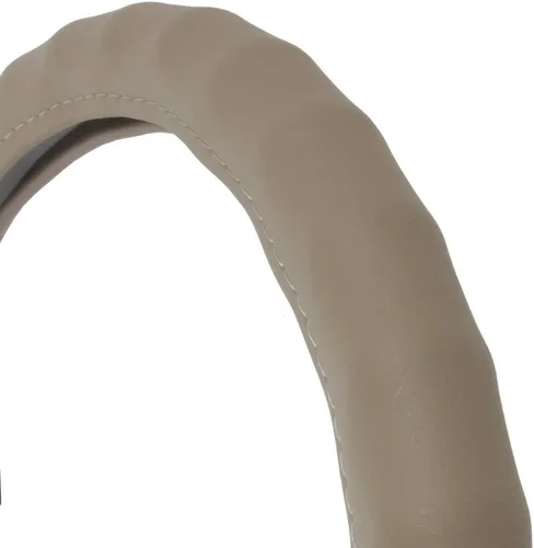 Vista 5 de Motor Trend Funda protectora para volante ergonómico/Protector de agarre para volantes de tamaño pequeño en automóviles, vehículos utilitarios Cuero