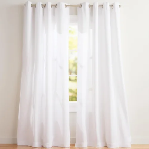 Vista 16 de Exclusive Home Loha - Par de paneles de cortinas de lino con ojales, 54 x 63 pulgadas, color beige