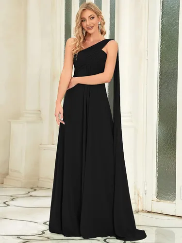 Vista 3 de Ever-Pretty Vestido de noche de un solo hombro para mujer 09816