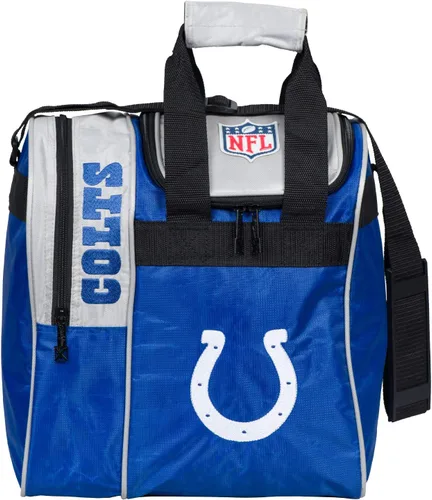 Vista 25 de KR Strikeforce Officially Licensed NFL Single Bowling Ball Tote Bag with Shoe Compartment