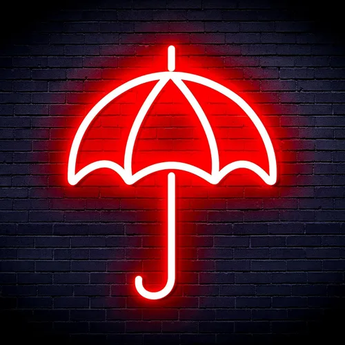 Vista 17 de ADVPRO Paraguas Flex Silicona LED Neon Sign - Púrpura - st16s33-fnu0016-p