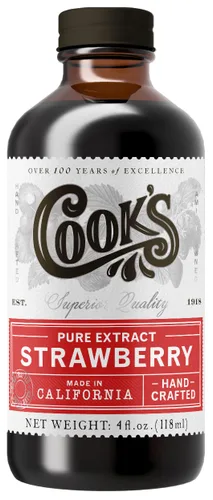 Vista 109 de Cook's, Sabor puro de vainilla sin alcohol, para cocinar, hornear, postres, extracto alternativo de vainilla de Madagascar sin alcohol, 8 onzas