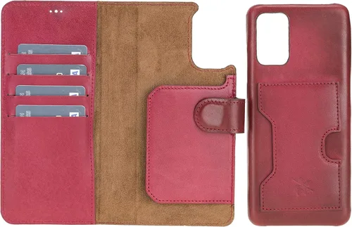 Vista 63 de Venito Florence - Funda de piel compatible con Samsung Galaxy S9, extra segura con bloqueo RFID, cartera desmontable para teléfono (gris decolorado)