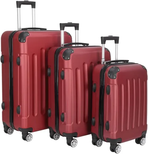 Vista 31 de Juego de equipaje de 3 piezas – Maletas con ruedas giratorias multidireccionales – Bolsa de viaje Maleta ABS con bloqueo TSA – Maletas de carcasa