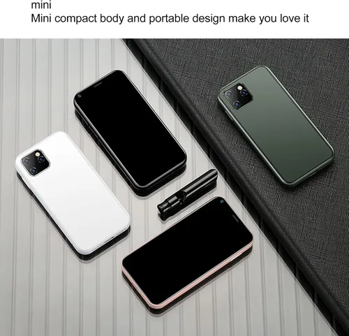 Vista 7 de Cuifati XS11 Mini teléfono móvil, 2.5 pulgadas teléfono celular 1GB 8GB Quad Core para Android teléfono inteligente para estudiantes (negro)