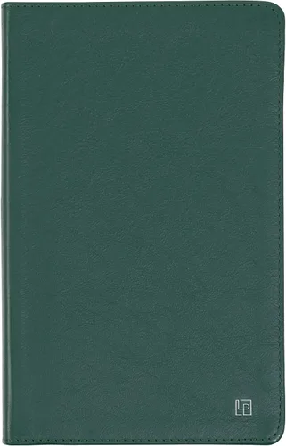 Vista 11 de Cuaderno clásico de cuero, tapa blanda, rayas estrechas, tabla de contenido y páginas numeradas