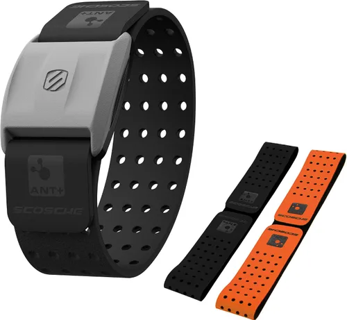 Vista 3 de Scosche Rhythm+ Brazalete monitor de frecuencia cardíaca - Brazalete óptico con monitor de frecuencia cardíaca con radio de banda dual ANT+