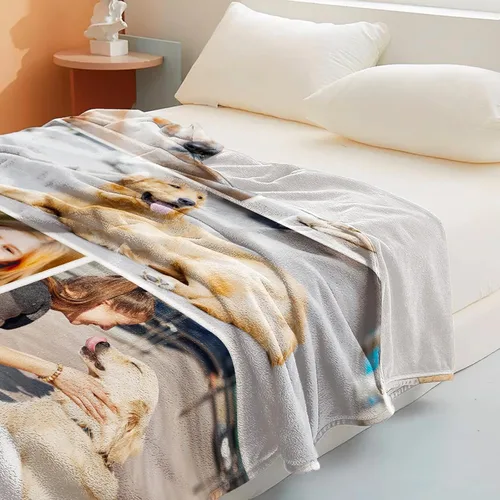Vista 70 de Manta personalizada con imagen, manta personalizada con texto de fotos, manta de fotos personalizada para amiga, mamá y papá, regalos personalizados