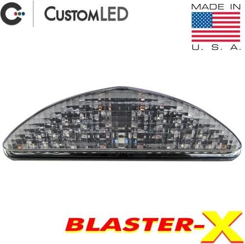 Vista 2 de 2015-2017 Yamaha Raider Blaster-X Luz trasera LED integrada (lente transparente)