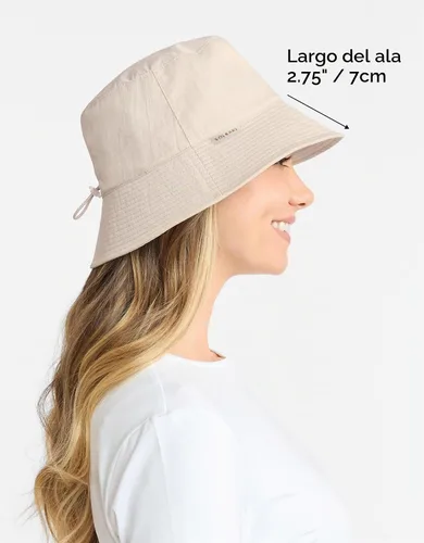 Vista 2 de Solbari Sombrero de pescador unisex Bondi UPF 50+ Beige