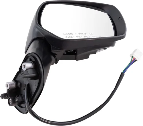 Vista 69 de TRQ Cubierta cromada del espejo manual del lado del pasajero, acabado liso para Volvo VNL 2004-2014 Para Volvo VNL 2004-2014