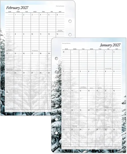 Vista 6 de FranklinCovey - Recambio de planificador de temporadas Una página por día encuadernado en anillo (clásico, enero 2026 - diciembre 2026)