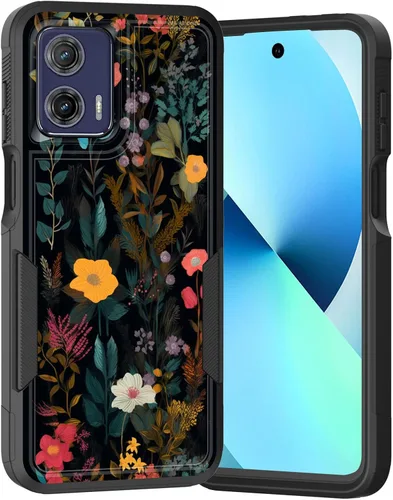 Vista 104 de para Moto G Play 4G 2024, funda de dos capas híbrida resistente y a prueba de golpes, PC duro + silicona suave protectora para Motorola Moto G Play