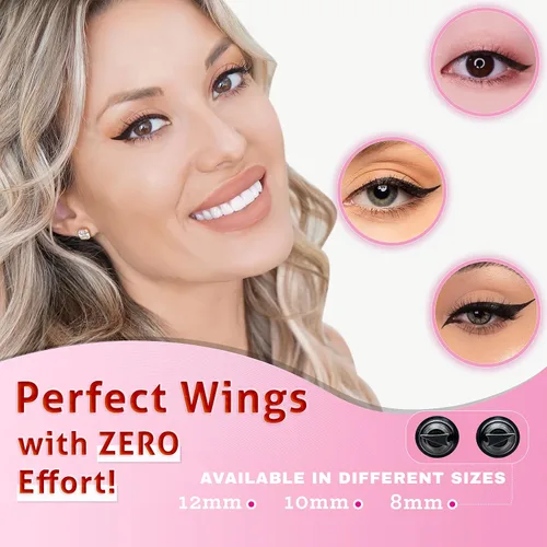 Vista 2 de Delineador de ojos – de Vogue Effects, delineador líquido de ojos negro, impermeable, a prueba de manchas, con efecto curvo de larga duración, curva