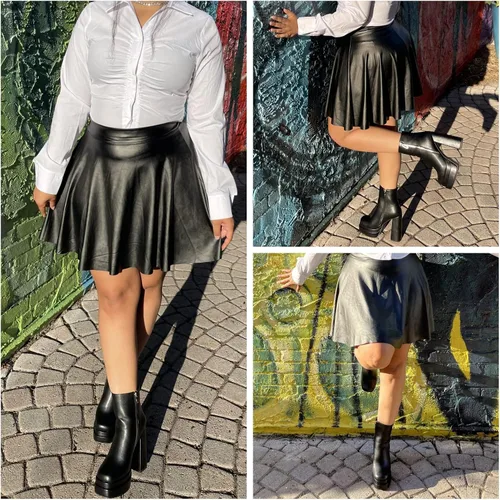 Vista 2 de SIFINELAR Botas de tobillo con plataforma para mujer tacón alto tacón grueso punta cuadrada botas cortas con cremallera lateral