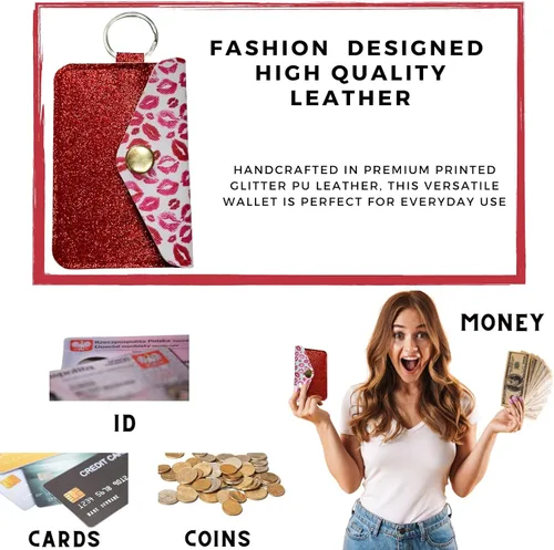 Vista 3 de ADJCF Stylish Women's Gift Set with Alarm, Beaded Wristlet, Credit Card Puller, and Travel Bottle Holder AccessoriesKit.