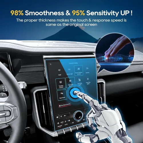 Vista 3 de LFOTPP Protector de pantalla para GMC Acadia 2025 - Acadia 2024-2025 (Elevation/AT4/Denali) pantalla táctil de 15 pulgadas [Nano Film] Accesorios