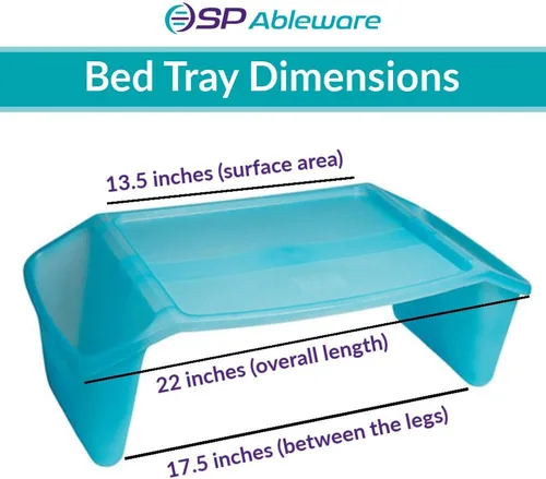 Vista 5 de SP Ableware Maddak Ableware - Bandeja de cama (el color puede variar) (764170000), surtido, universal (49260) (paquete de 2)