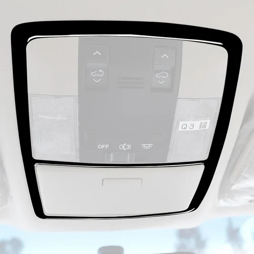 Vista 20 de Adhesivo decorativo ABS para salida de aire central de automóvil, compatible con Toyota Land Cruiser Prado 2010 2011 2012 2013 2014 2015 2016 2017