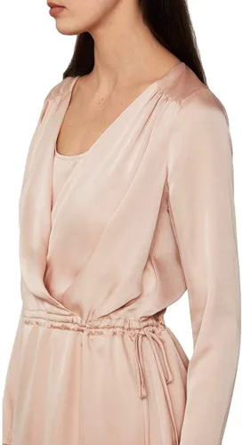Vista 4 de BCBGMAXAZRIA Vestido con lazo en la cintura