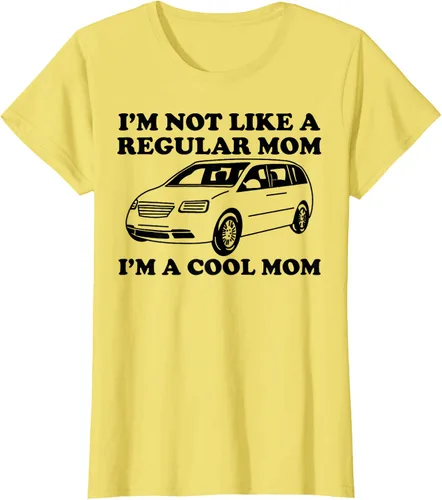 Vista 39 de Camiseta divertida de mamá con texto en inglés "I'm Not Like A Regular Mom I'm A Cool Mom", Blanco, S