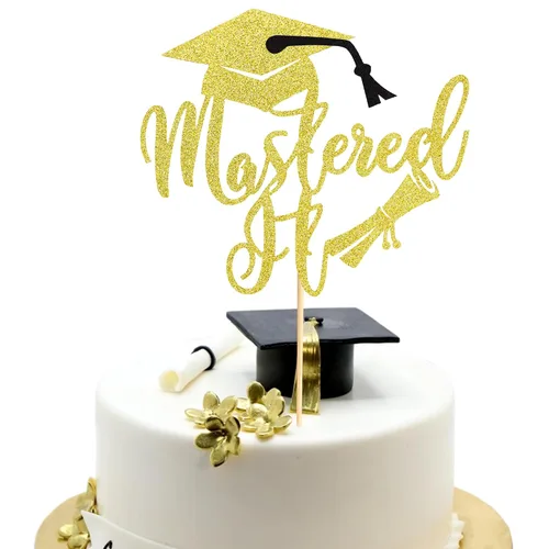 Vista 35 de Arthsdite 1 pieza Adorno para Tarta de Felicitación - Adorno de Tarta de Graduación - 2025 Suministros de Decoración para Fiesta de Graduación