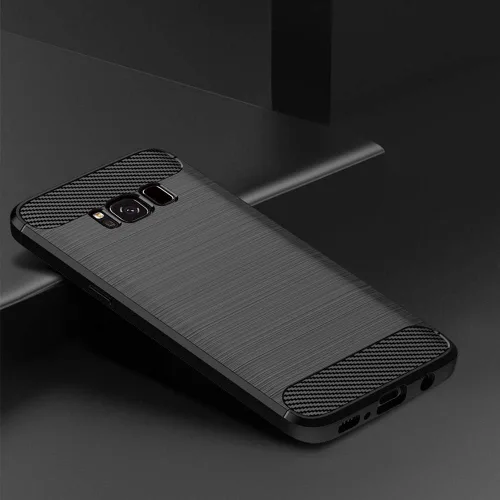 Vista 4 de Asuwish Funda para Samsung Galaxy S8 Plus con protector de pantalla de vidrio templado y accesorios para celda, protector delgado Glaxay S8plus S 8