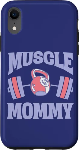 Vista 24 de iPhone 16 Muscle Mommy Bodybuilder Weightlifting Fitness Gym Workout Case