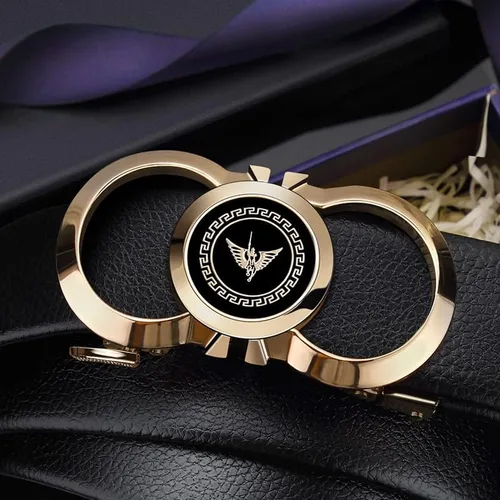 Vista 8 de VANNANBA Ratchet Leather Belt for MenFashion Belt Men Automatic Bucklewith Elegant Gift Box