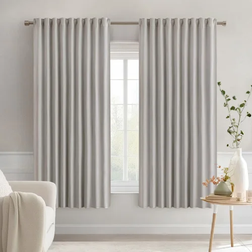 Vista 118 de MIULEE Cortinas opacas con pestaña trasera de 63 pulgadas de largo, juego de 2 paneles para sala de estar, dormitorio, privacidad, bolsillo