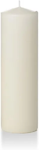 Vista 74 de Yummi - Velas redondas de pilar blancas de 3 pulgadas x 4 pulgadas, 3 por paquete