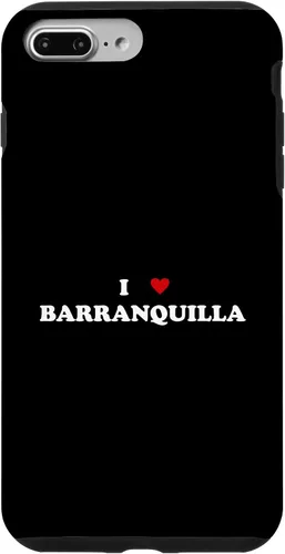 Vista 9 de iPhone 15 I Heart Ciudad de Colombia - Carcasa I Love Barranquilla