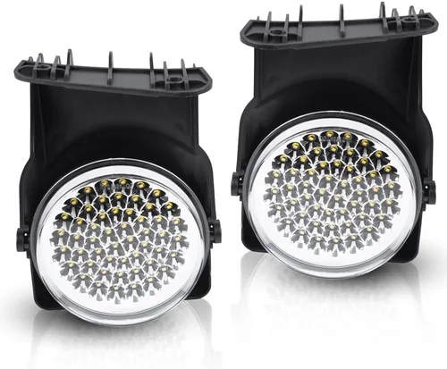 Vista 18 de PIT66 Juego de montaje de luces antiniebla (2 unidades) compatible con 2002 2003 2004 2005 2006 Avalanche Pickup Truck Accesorios de lámpara