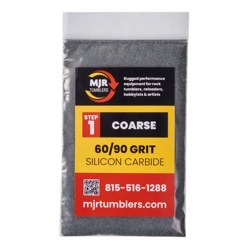 Vista 12 de Vaso de roca de carburo de silicio de grano 36, grano extra grueso para pulir rocas etapa 1, compuesto de pulido de piedra de 1 libra para vasos