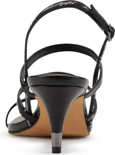 Vista 2 de Karl Lagerfeld Paris DEXTRA - Sandalias de tacón con correa al tobillo para mujer