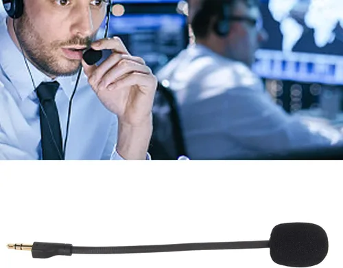 Vista 2 de Diyeeni Replacement Game Mic for G PRO and G PRO X, Detachable Microphone Boom, PC Gaming Headsets Mic with 3.5mm Jack, Reduces Noise